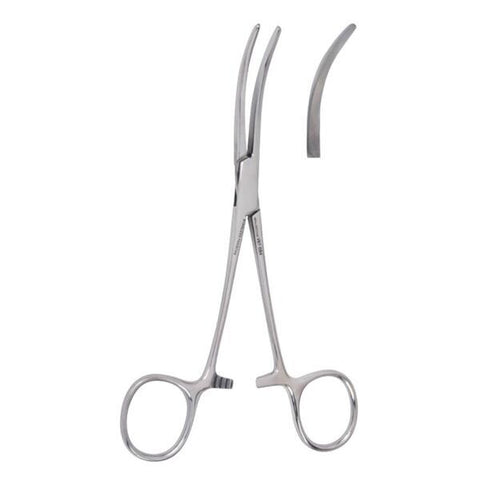 Miltex Forcep Tube Occluding St. Vincent Vantage 6-1/2" Smooth Jaw Curved SS Each - Integra Miltex - V97-584
