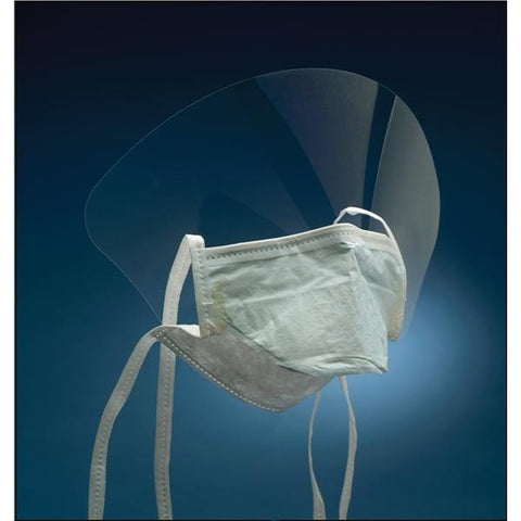 3M Medical Products Combination Mask / Shield Surgical 3M™ Duckbill / Pleated ASTM Level 2 Blu 50/Bx, 4 BX/CA - 1838FSG