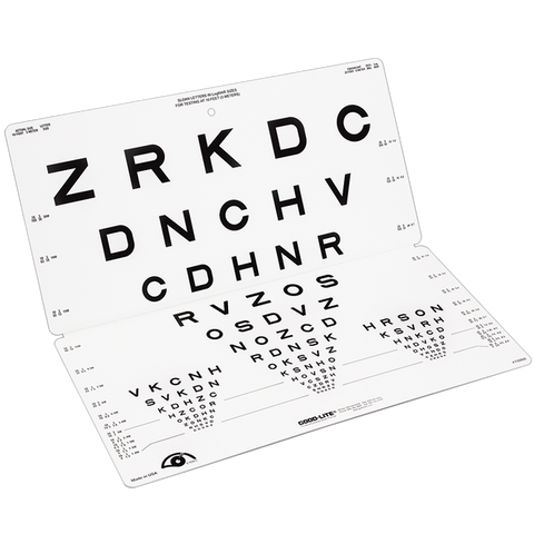 SLOAN LETTER FOLDING EYE CHART