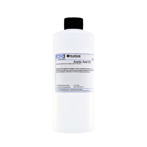 EDML, LLC Acetic Acid Reagent 3% 16oz Each - 400420