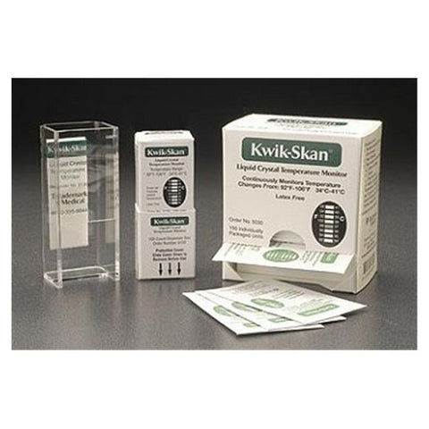 Trademark Corp Thermometer Strip Kwik-Skan Forehead 100/Box - 5030