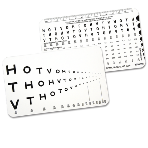 HOTV RUNGE NEAR VISION CARD