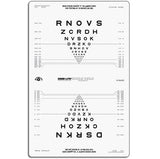SLOAN LETTER PROPORTIONAL SPACED NEAR VISION CHART