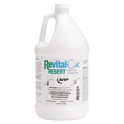 The Steris Corporation Disinfectant Scope Reprocessing Solution Revital-Ox Resert 21 Day 4 Liter Each, 4 Each/CA - 4455AW