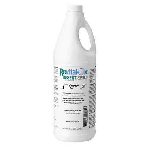 The Steris Corporation Disinfectant Scope Reprocessing Solution Revital-Ox Resert 21 Day 1 Liter Each, 6 Each/CA - 4455N9