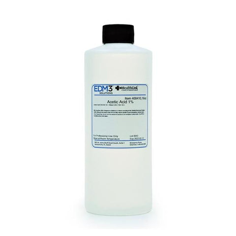 EDML, LLC Acetic Acid Reagent 1% 16oz Each - 400410