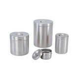 Medegen Medical Products, LLC Jar Dressing 4-1/8x5-1/4" 1qt Silver Stainless Steel Each - 88010
