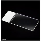Globe Scientific Inc. Frosted Microscope Slide 3x1" White With 90D Grounded Edges/Safety Corners 72/Bx, 20 BX/CA - 1324W