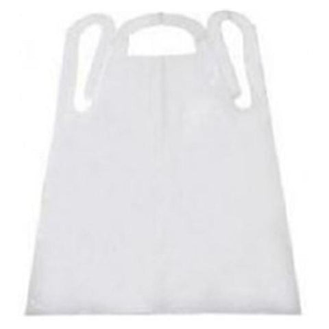 Tidi Products LLC Apronette Polyester FoodCare Unisex White 28 in x 46 in Latex Free Adult 500/Ca - 10419