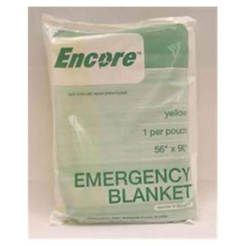 Tidi Products LLC Blanket Emergency 58x90" Yellow Adult Each - 980077