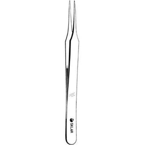 Sklar Instruments Forcep Tissue Jewelers 4-1/2" Straight #4 Stainless Steel Each - 66-7542