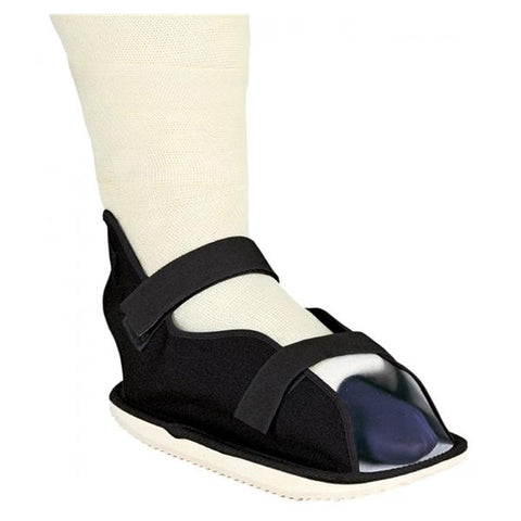 DJO, Inc Boot/Sandal Cast Canvas Black Rocker Sole 10.5x4.5" Size Small/Medium Each - 79-81114
