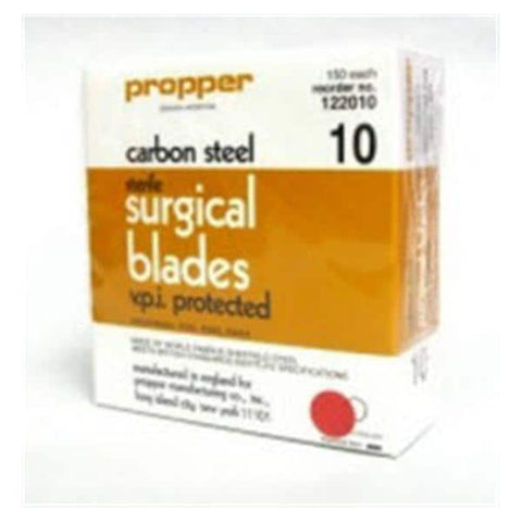 Propper Mfg Co Blade Surgical #15 Carbon Steel Sterile Disposable 150/Bx - 12201500