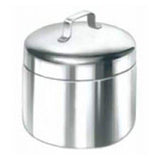 Polarware Jar Applicator 3-1/8x7" Silver Stainless Steel With Lid Each - 257