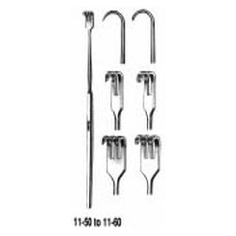 Miltex Retractor Rake 6" Rigid Neck Stainless Steel Each - Integra Miltex - 11-60