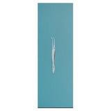 Miltex Forcep Tissue Iris 4" 0.8mm Wide Tip Full Curve 1x2 Teeth Stainless Steel 4"Ea - Integra Miltex - 18-790