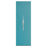 Miltex Forcep Tissue Iris 4" 0.8mm Wide Tip Straight 1x2 Teeth Stainless Steel Each - Integra Miltex - 18-786
