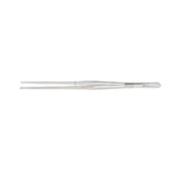 Miltex Forcep Tissue Kelly 9-3/4" Straight 2x3 Teeth Stainless Steel Eachch - Integra Miltex - 6-202