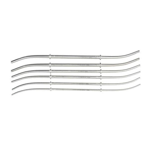 Miltex Dilator Uterine Hank 10-1/2" 11-22Fr Double Ended Reusable Stainless Steel 6/set - Integra Miltex - 30-500