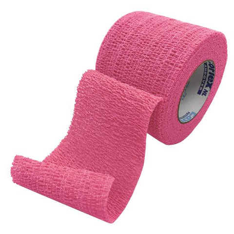 Andover Coated Products Bandage CoFlex 2"x5yd Compression Elastic Neon Pink LF Non-Sterile 36RL/CS - 5200NP-036