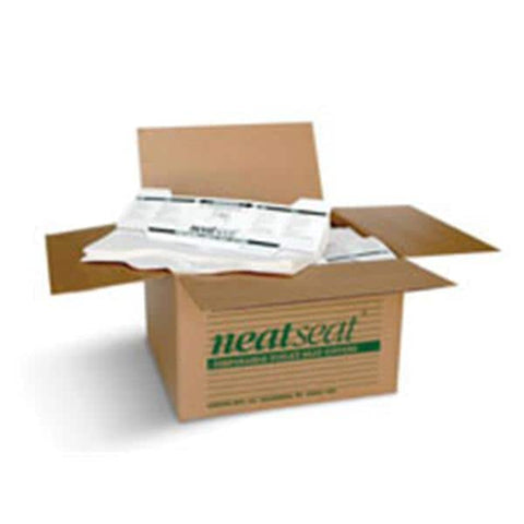 Sanitor Mfg Co Cover Toilet Seat NeatSeat White 200 / Box Refill 1000/Box, 5 BX/CA - 3351