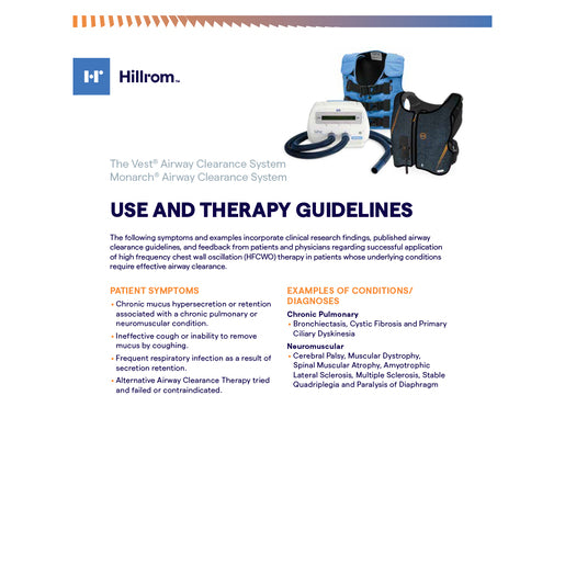 Hillrom Vest Indications For Therapy - 136678 – Medute