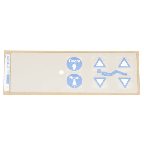Hillrom Label, Bed Control, LH - 6343104