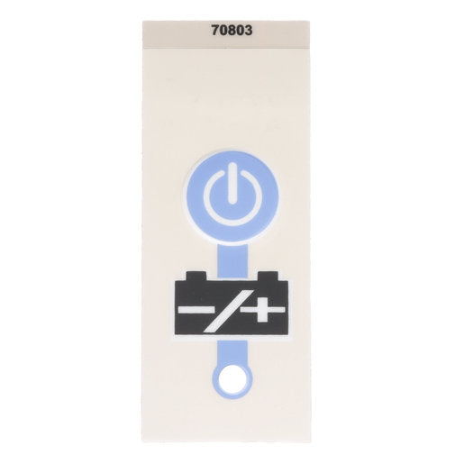 Hillrom Label, Battery Power Switch - 70803 – Medute