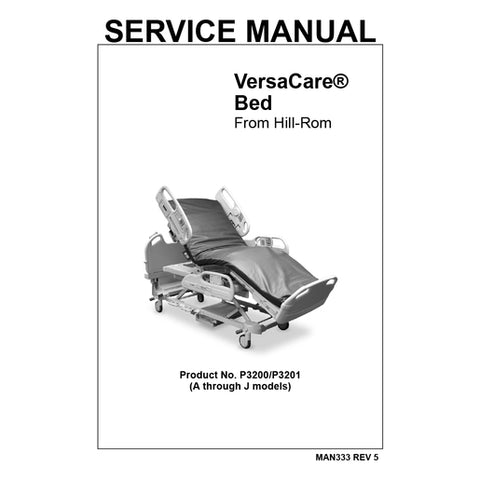Hillrom Service Manual, VersaCare Bed - MAN333