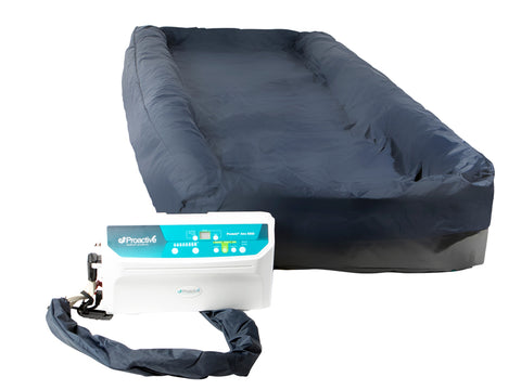 Low Air Loss/Alternating Pressure/Pulsation Mattress System with "On Demand" Raised Air Side Bolsters 36"x80"x10" | PA-80089