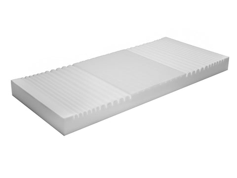 Pressure Relieving Foam Mattress w/3" Raised Rails (E0184) 36"x76"x9" | PA-81014