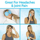 ROUND HOT/COLD ICE PACKS, 4" NONTOXIC GEL, SOFT COVER, 3 PK