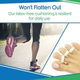 HAMMER TOE SPLINT, 3 LOOP SILICONE, WASHABLE, 2 PAIRS - INS1044WHT
