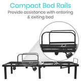 ELECTRIC BED FRAME, DUAL MOTORS, WIRELESS REMOTE, USB PORTS, TWIN - LVA2043TWN