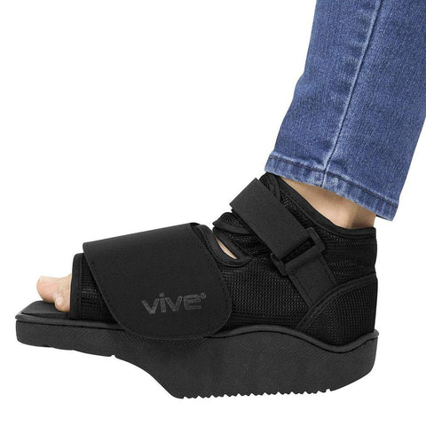 OFFLOADING POST OP SHOE, ANGLED RIGID SOLE, WIDE TOE, M:10.5-12