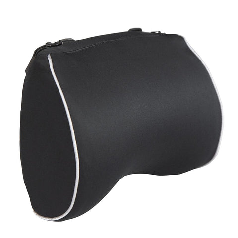 SEAT NECK PILLOW, MEMORY FOAM, DUAL STRAPS, 10.78" X 7.87" X 3.99" - CSH1072BLK