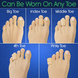 TOE SLEEVES, COTTON/GEL LINING, CUT TO LENGTH, 0.59" X 5.9", 6 TUBES