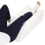 KNEE ELEVATION PILLOW, FOAM,7" CHANNEL, WASHABLE COVER - CSH1050WHT