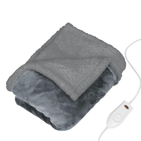 HEATED BLANKET, 3 HEAT LEVELS, 50" X 60" MICROPLUSH, MACHINE WASHABLE -